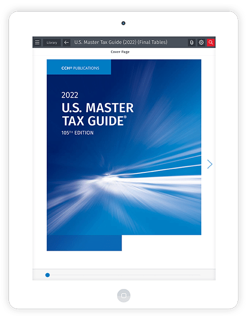 CCH® eBooks — Wolters Kluwer